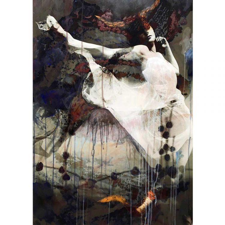 Produktfoto för Artwood, Väggdekor Entrapment 100 X 150 Cm
