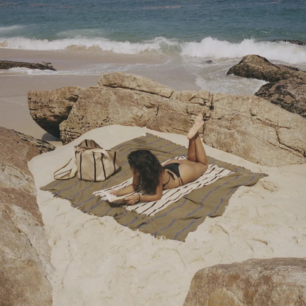 Badhandduk i ekologisk bomull Alee