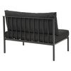 Upper 2-sits mittdel Svart / Teddy Black