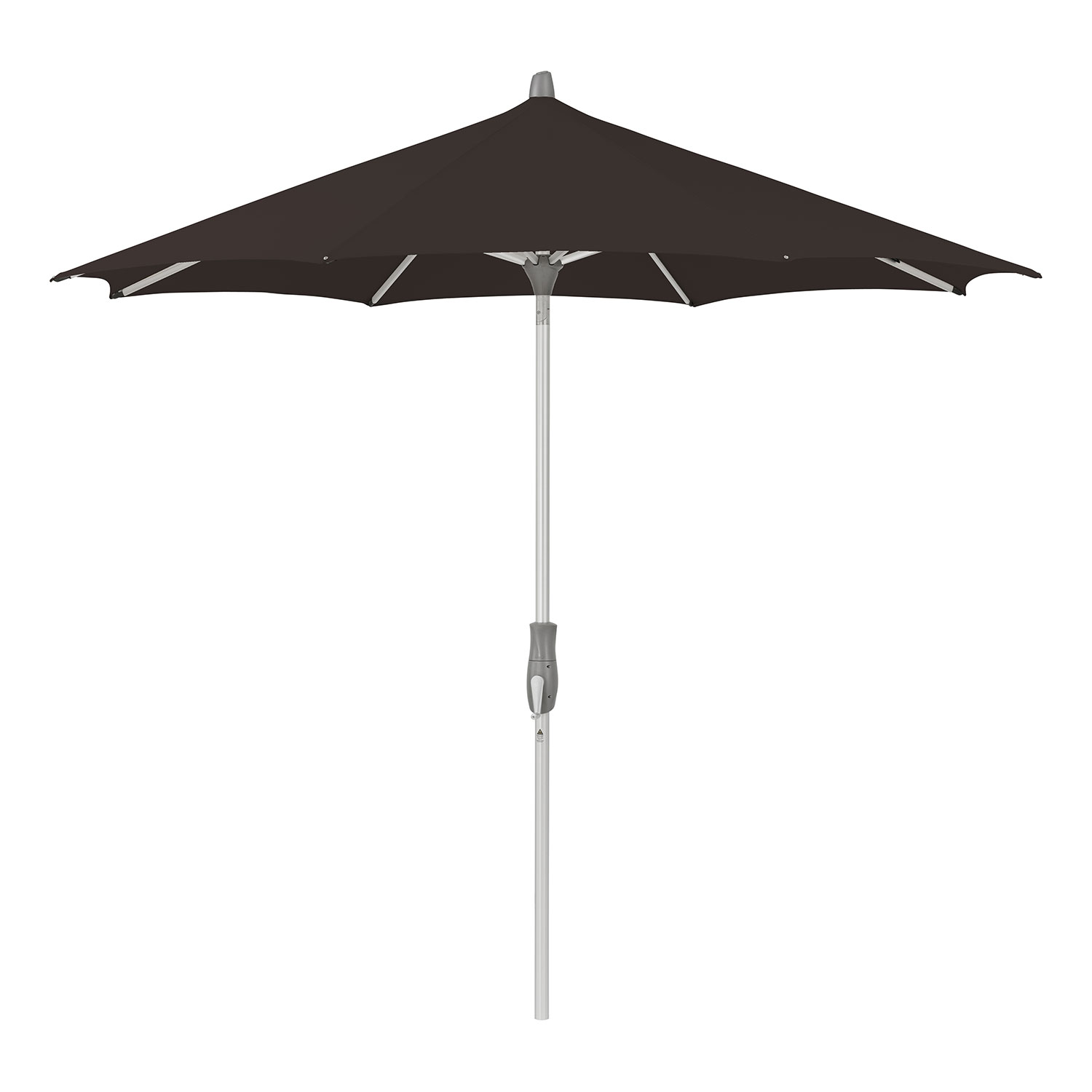 Glatz Alu-twist parasoll 270 cm kat.5 615 black