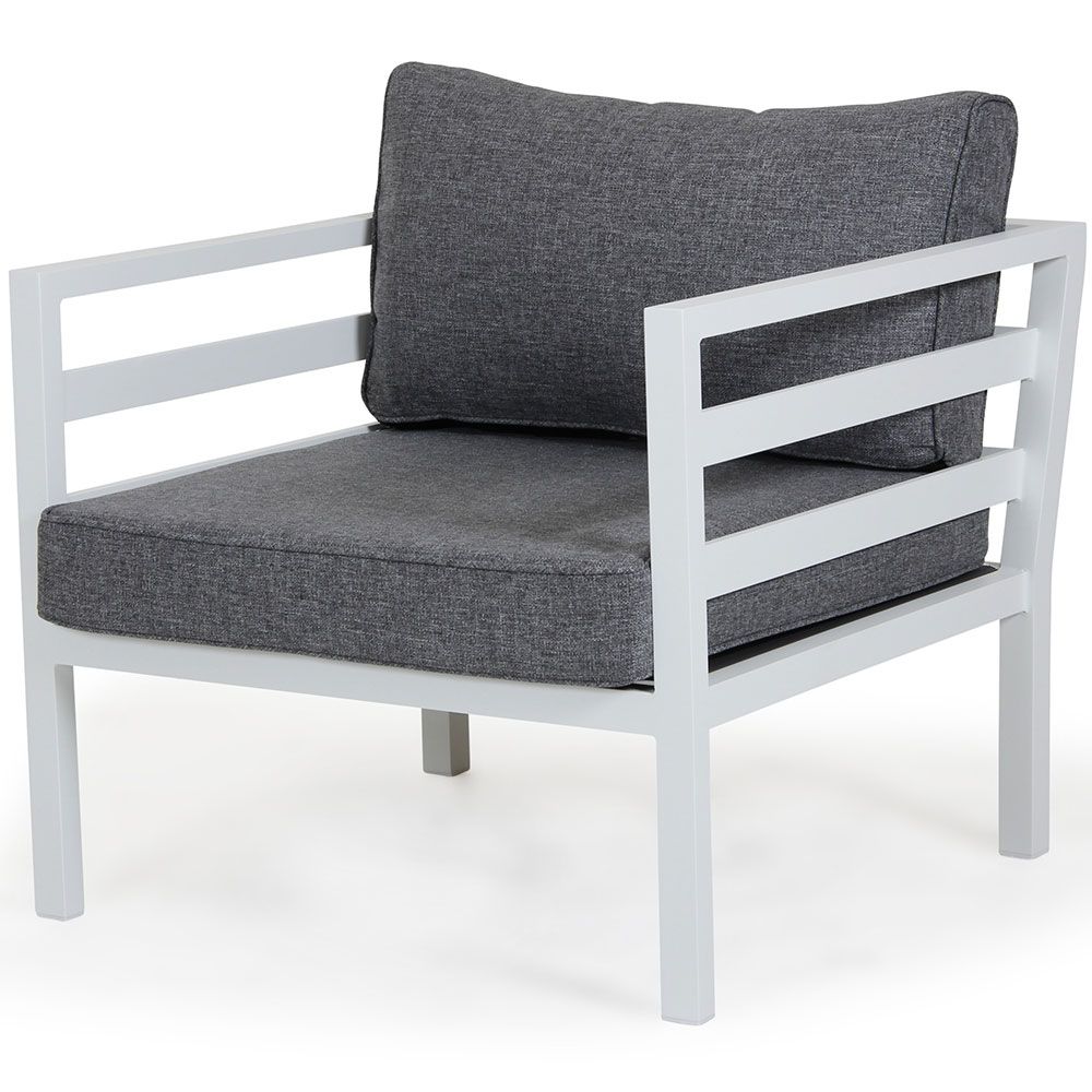 brafab, weldon fåtölj vit/grå