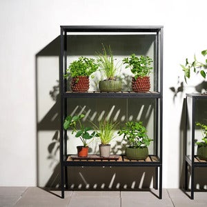 Grower Greens växtskåp   hög  svart