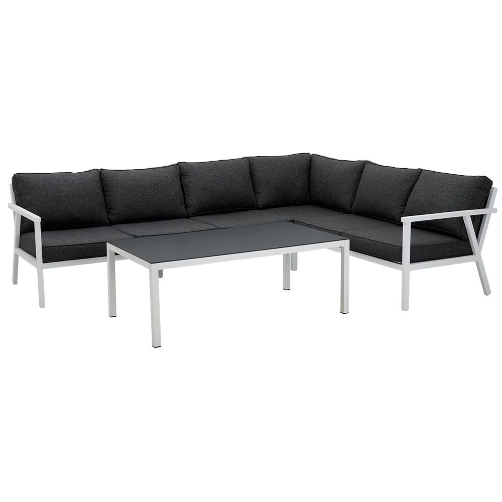 Rana hörngrupp låg höger vit 