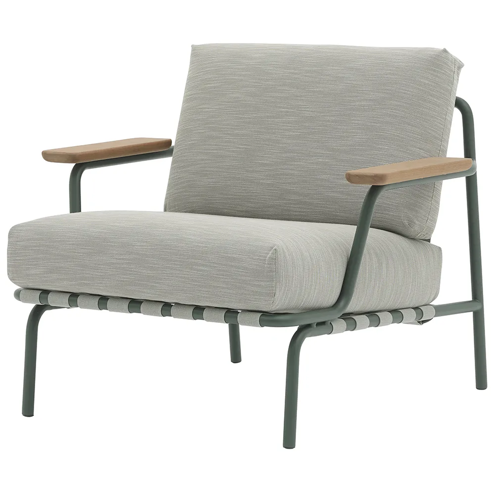 muuto, settle fåtölj ribbed weave 2/dark green