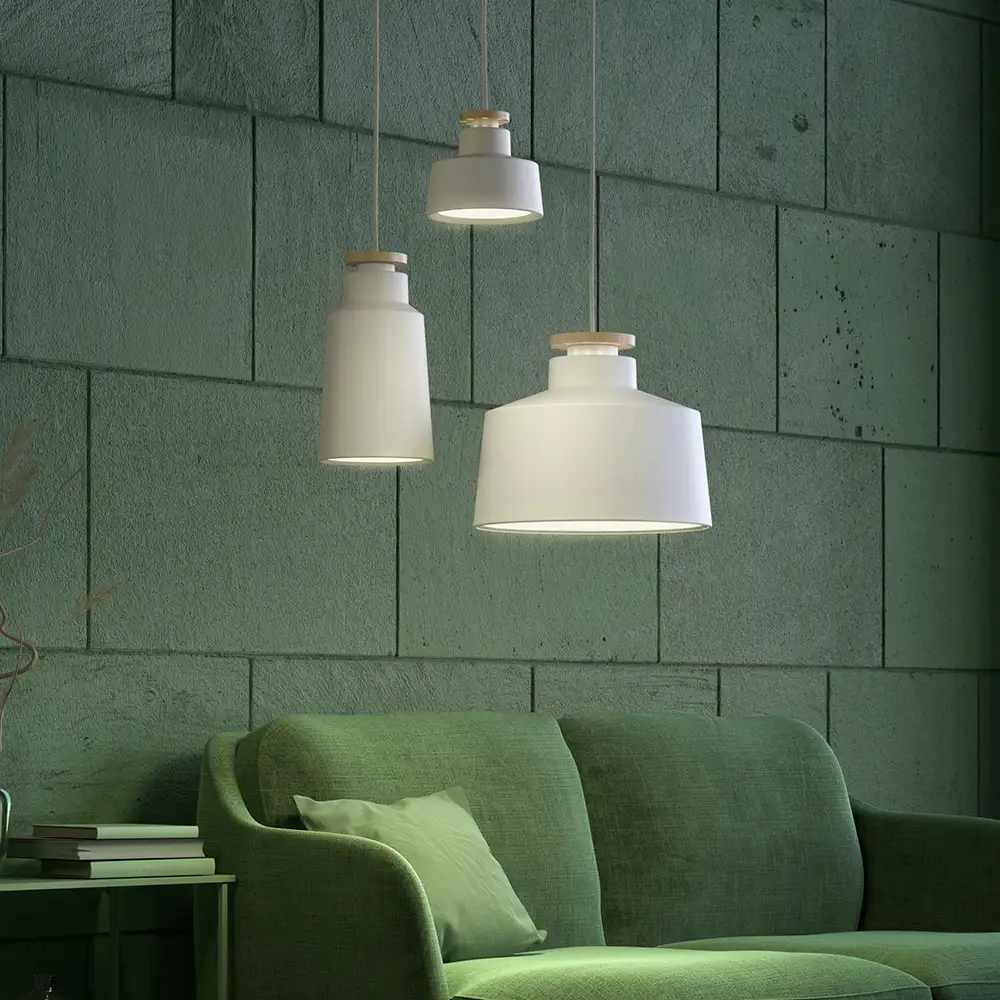 Street pendel M Svart E27