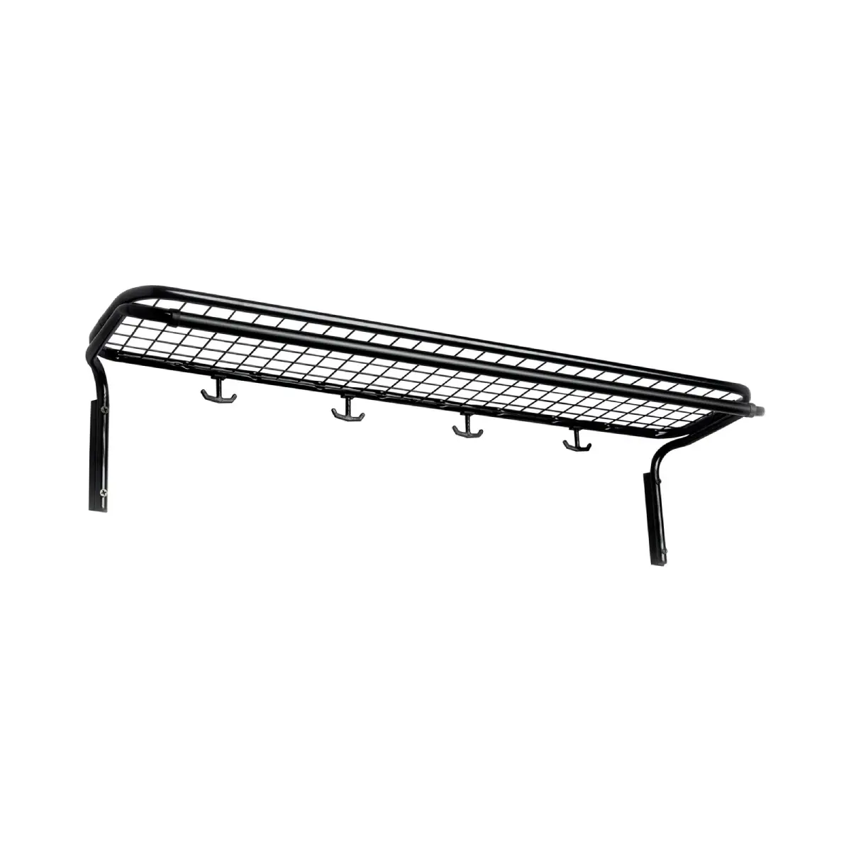 Essem Design, Classic hatthylla enkel 100 cm Svart Krom