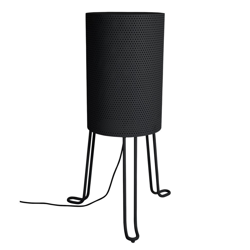 Vind lampskärm svart 