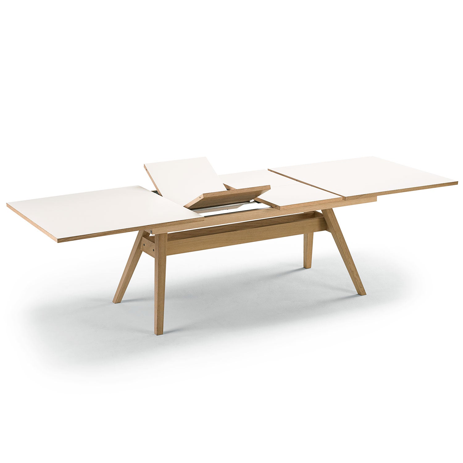 Sm11 Bord Ek Vitolja/Svart Nanolaminat 183-275X100X74Cm 