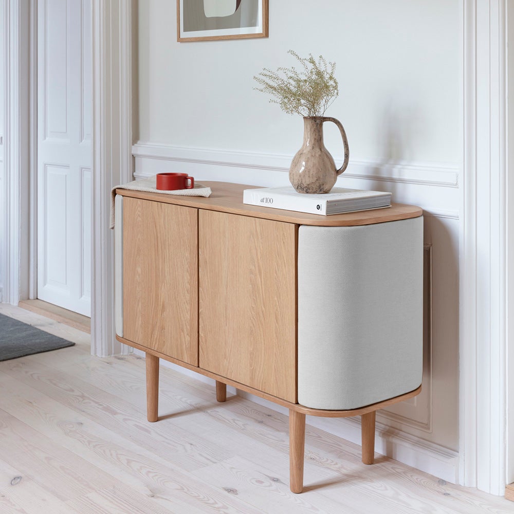 Treasures 2-dörrars skåp Ek/Sterling