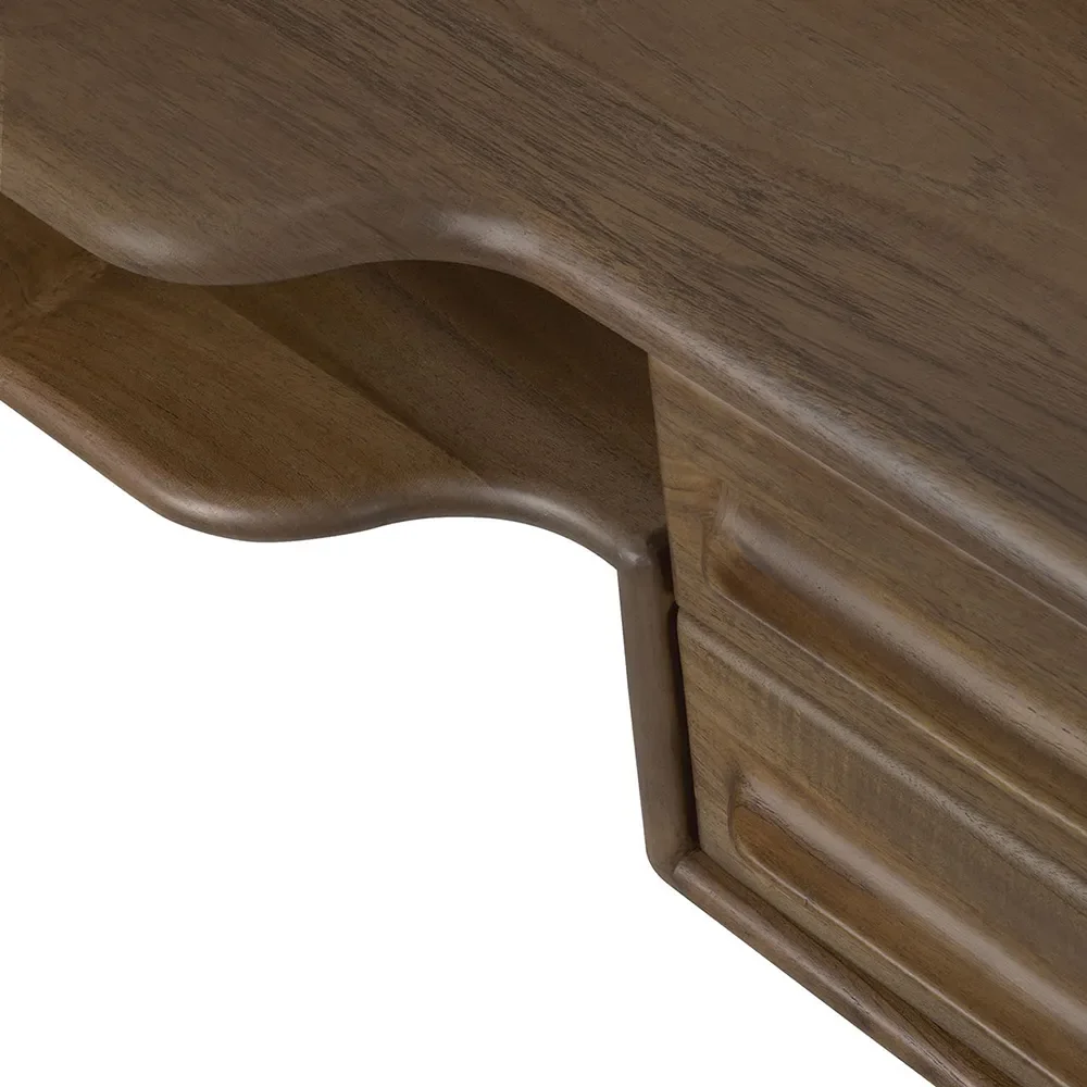 Skrivbord i teak Flow Wild Brown