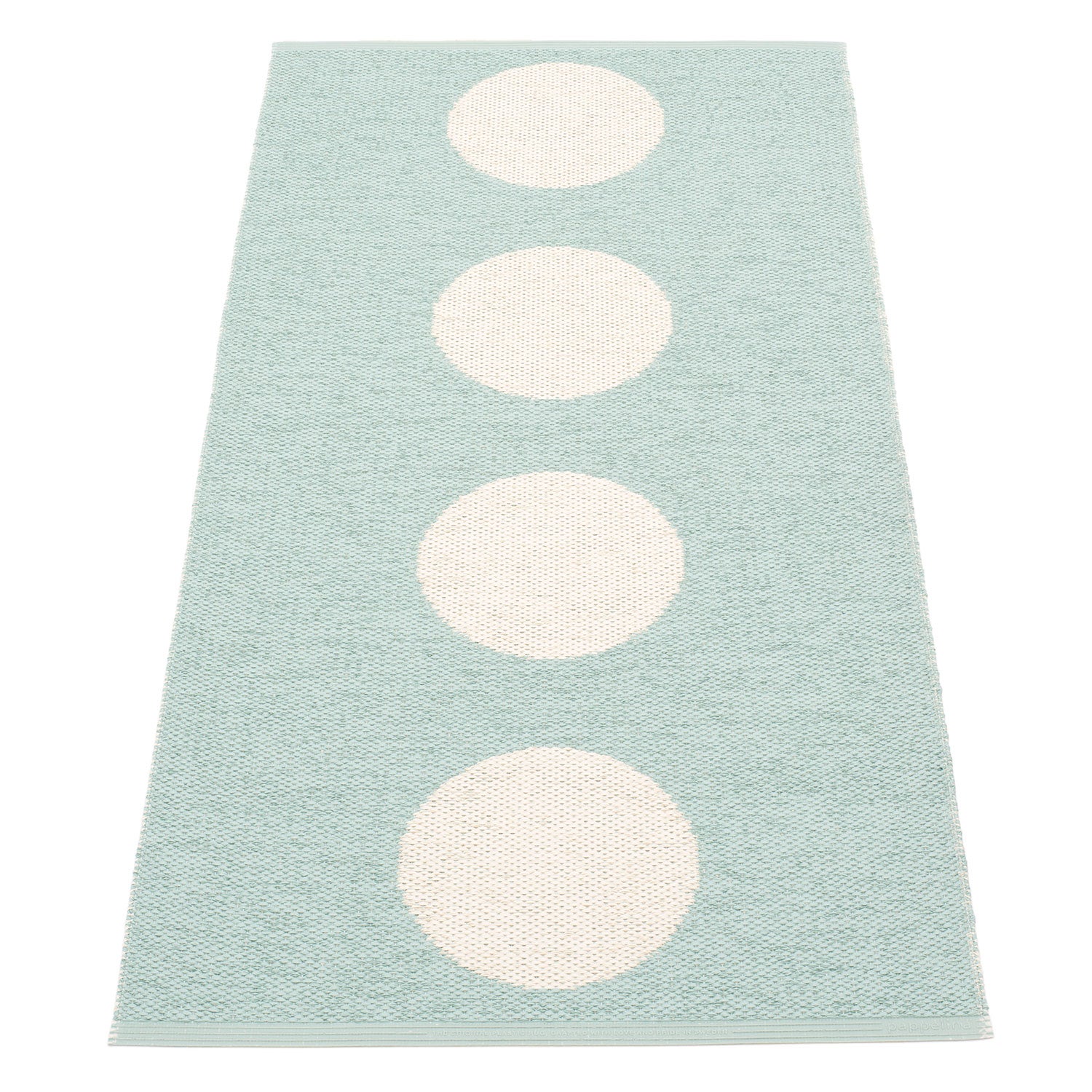 Pappelina, Vera matta 70x150 cm pale turquoise / vanilla