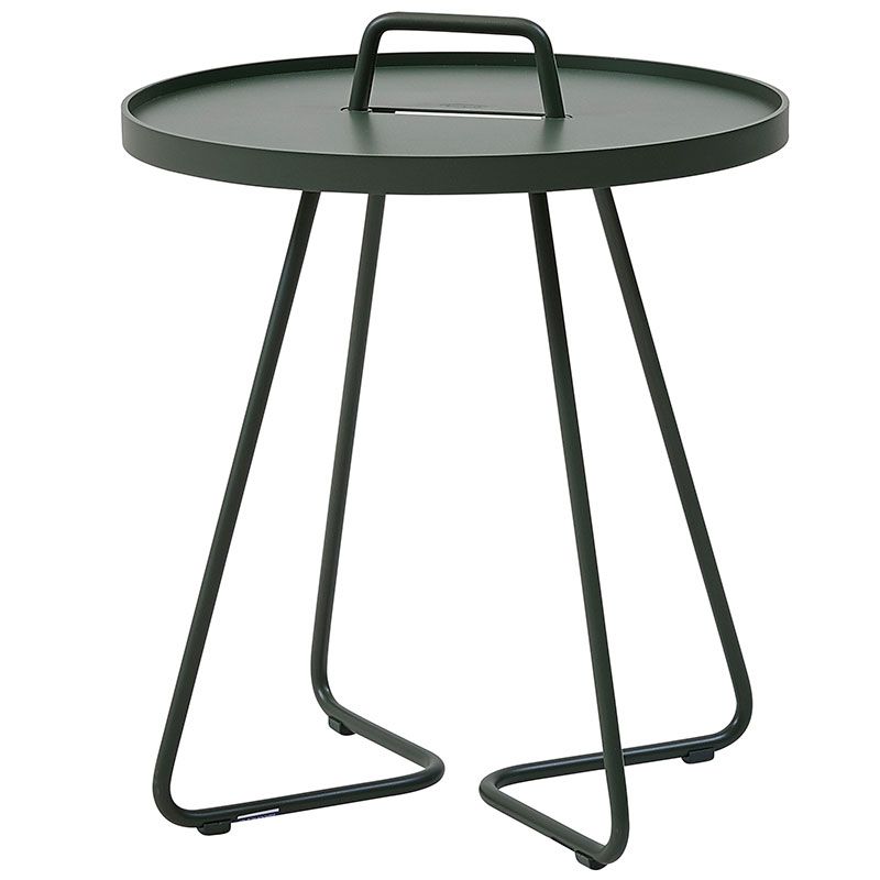 cane-line, on the move 44 cm dark green