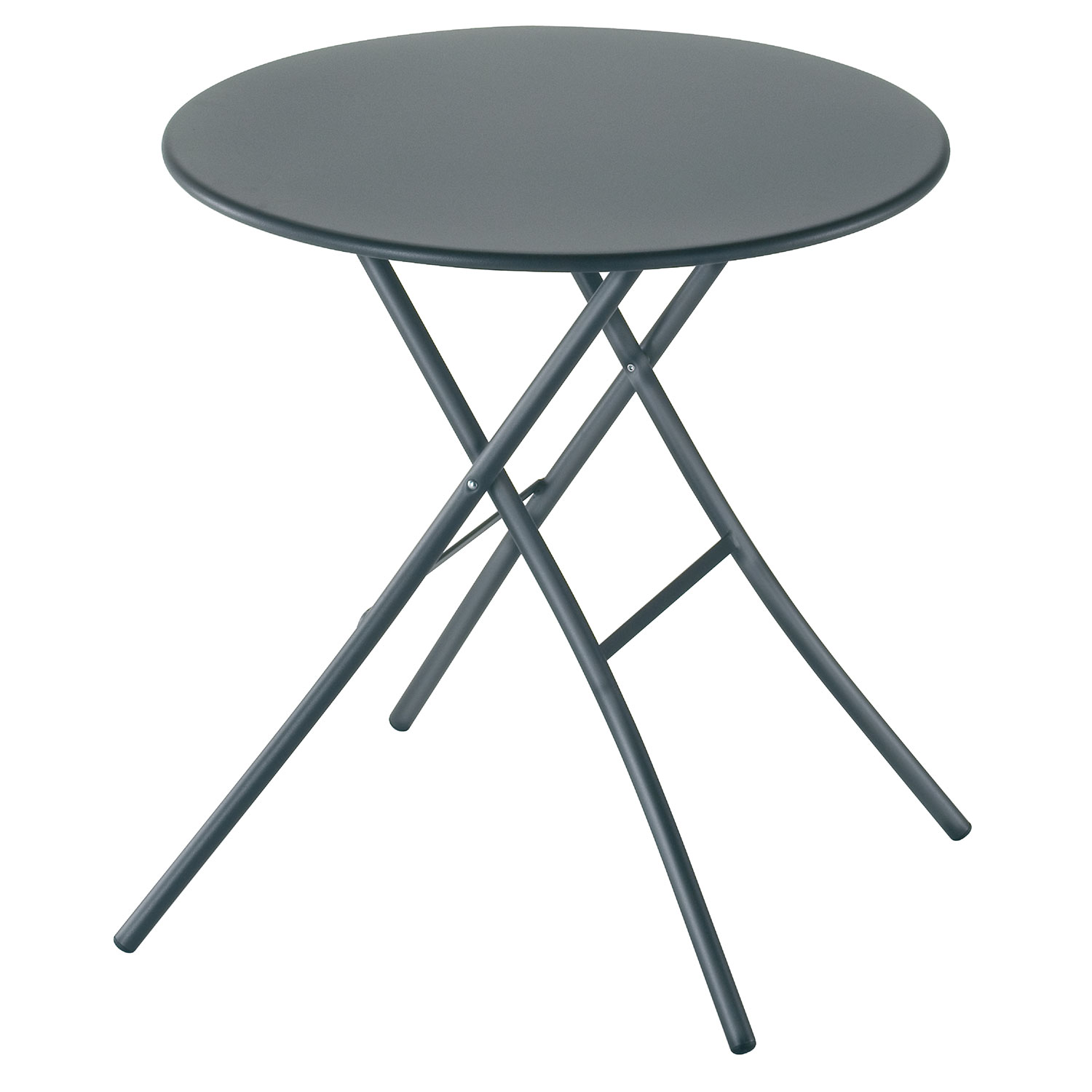 Fiam Sirio cafébord 67 cm anthracite stål