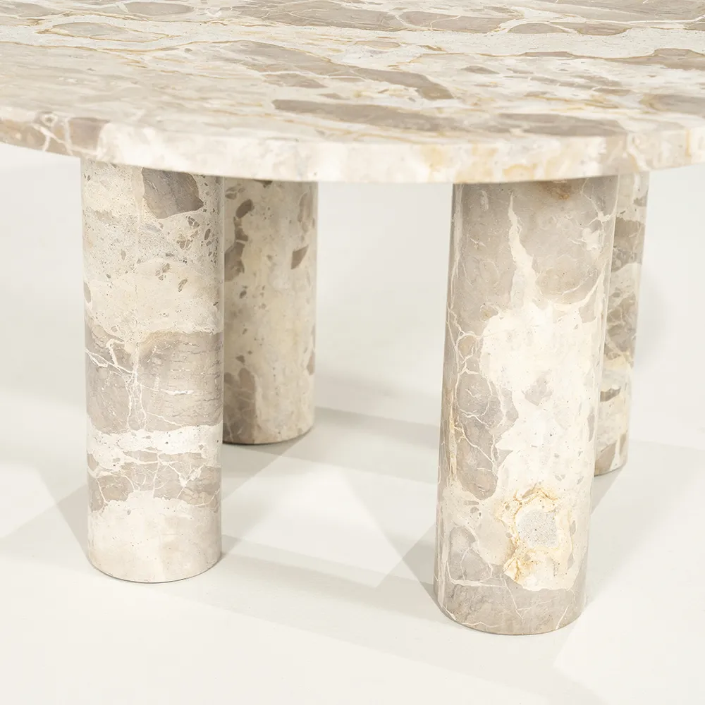 Marmo soffbord 70 cm