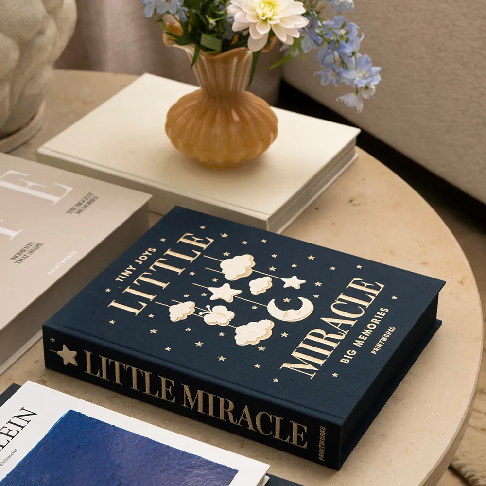 Broderat Fotoalbum - Little Miracle