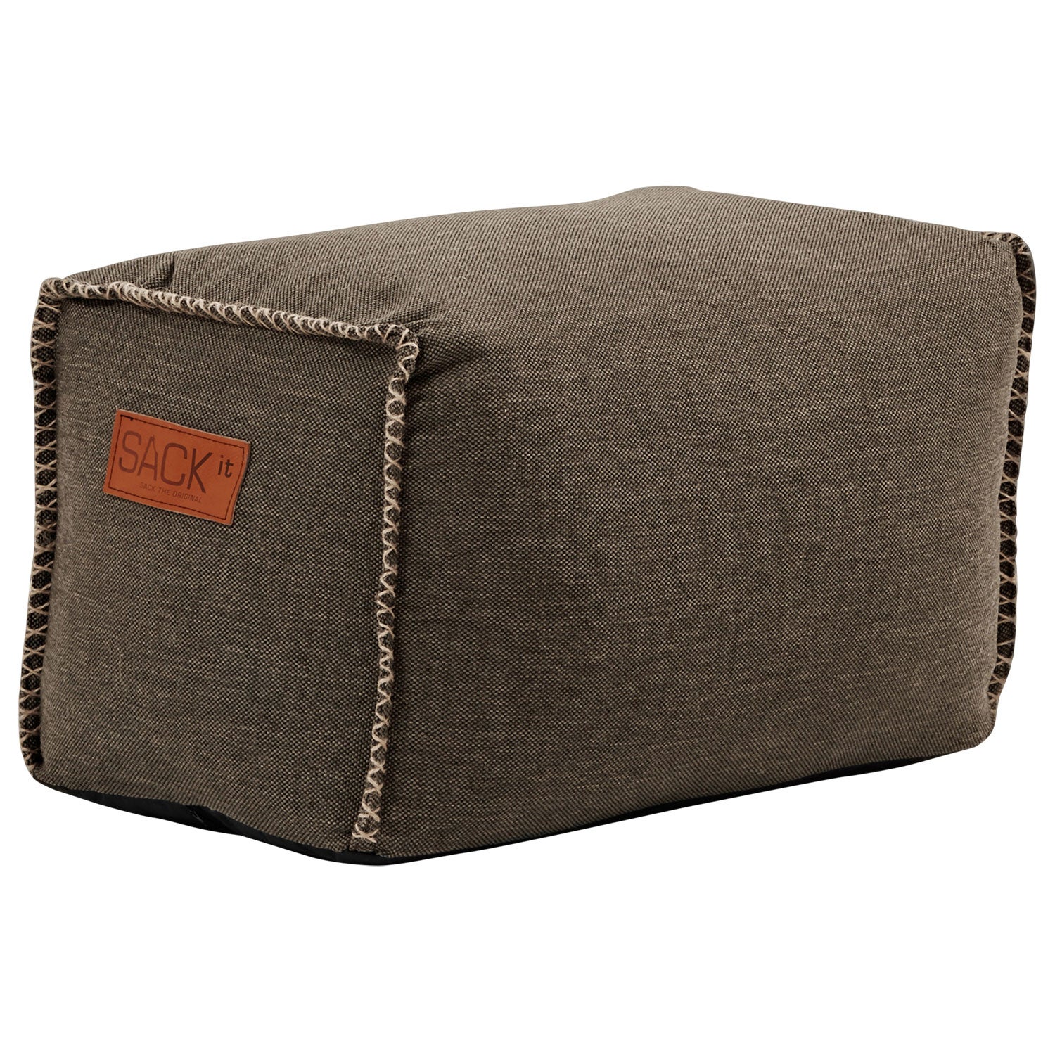 Sackit, Cobana rektangulär puff brun