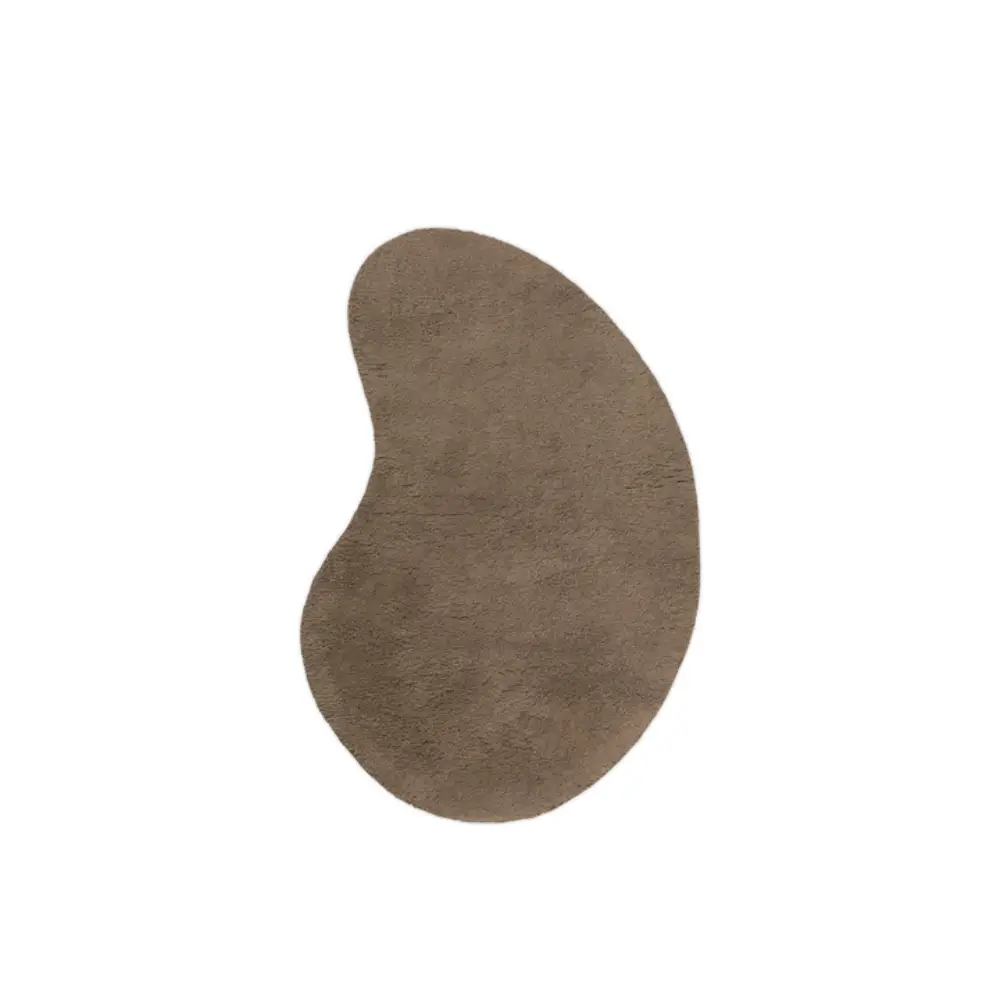 ferm living, forma ullmatta 103x155 cm ash brown