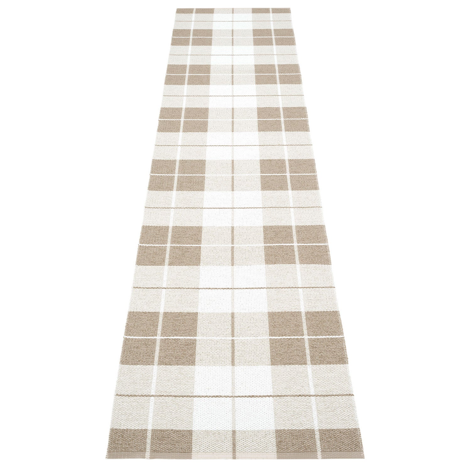 Pappelina, Ed matta 70x335 cm dark linen / fossil / white