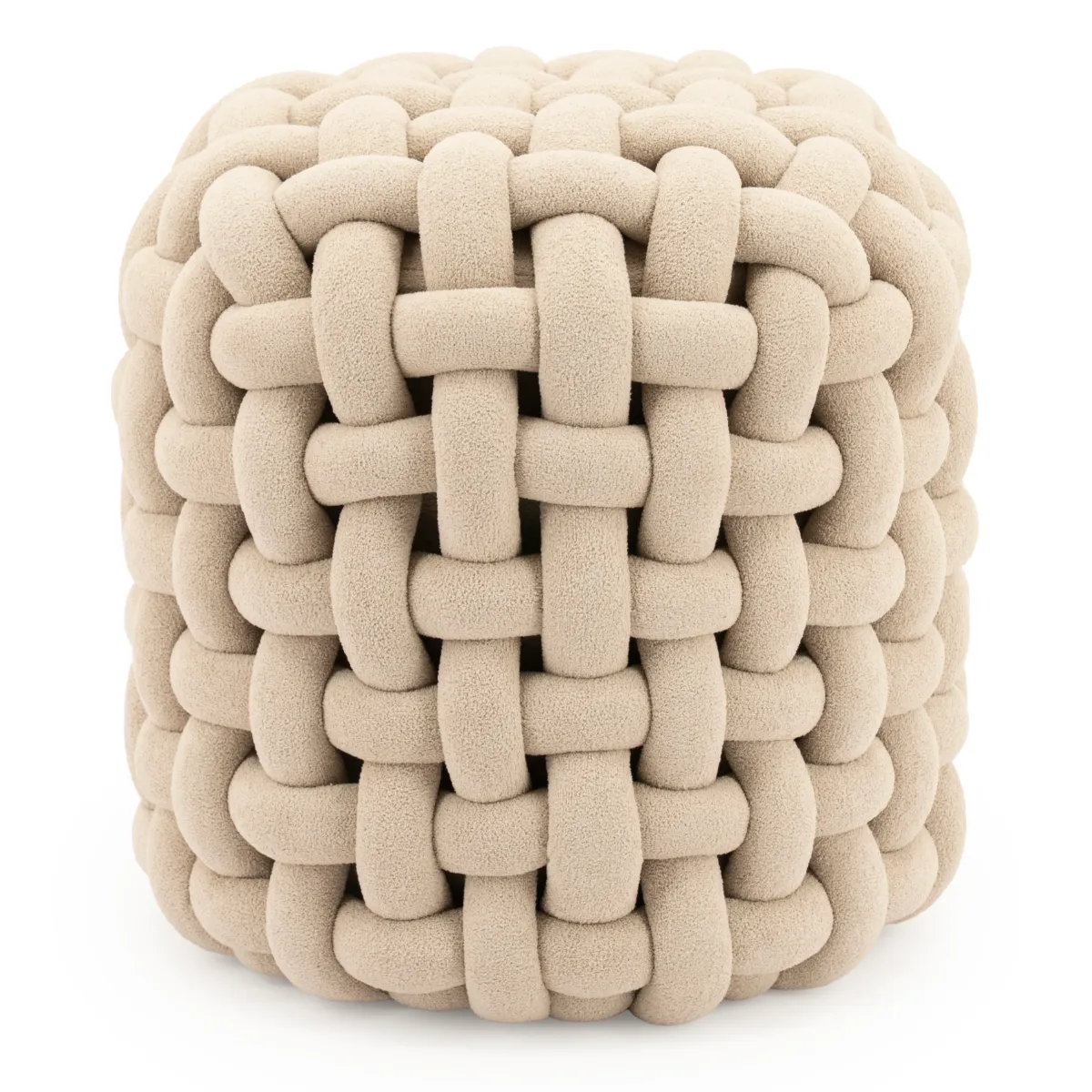 Poofie - beige 44x44x44 cm