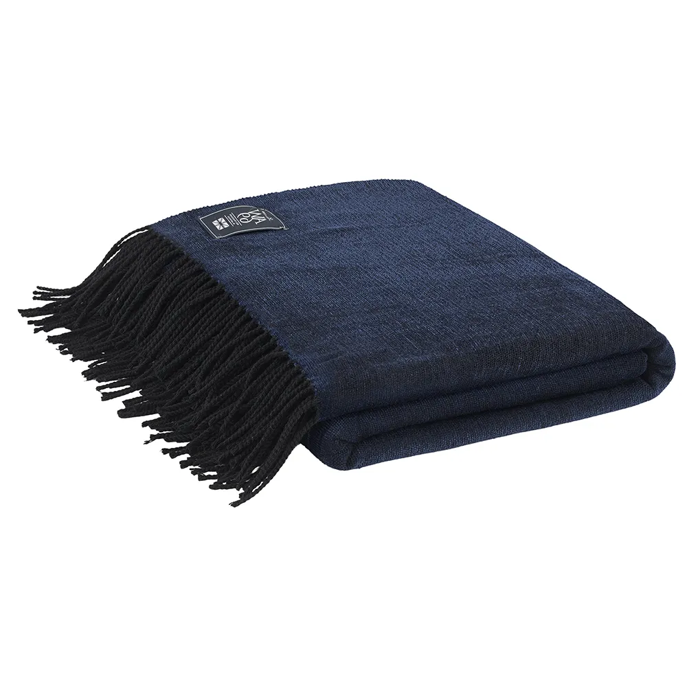 FERRARA pläd 130x180 cm-Dark blue