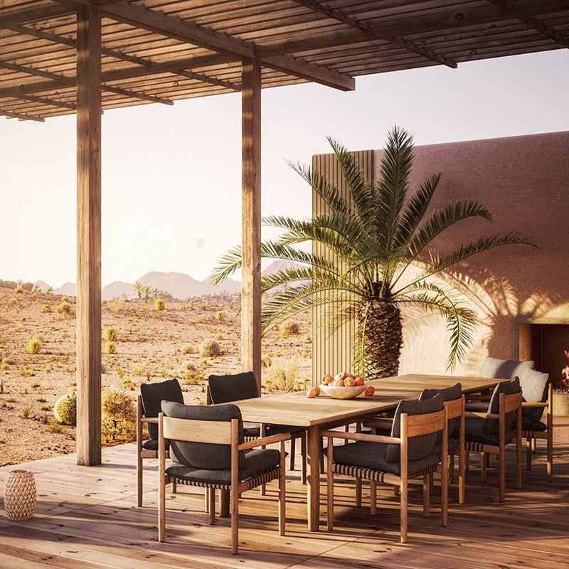 Tibbo Matbord 103x278 cm Teak