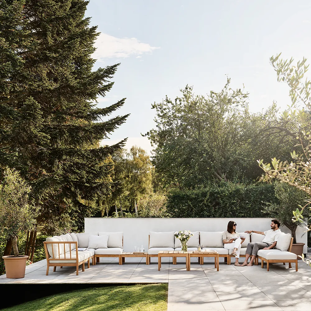 Tradition Avslutsmodul Light Sand/Teak 