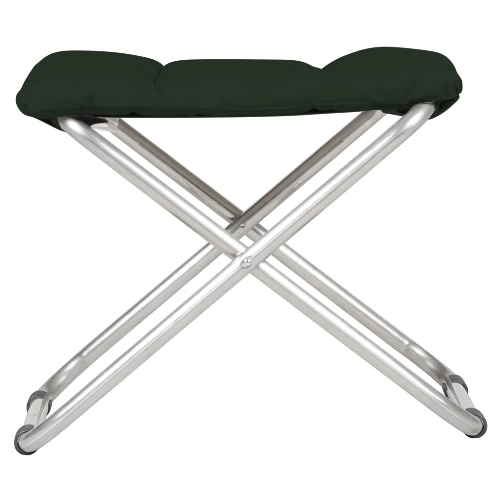 fiam, chico soft fotpall dark green aluminium