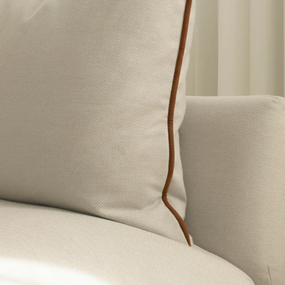 Lounge Around 3-sits soffa Dark Oak/White Sands