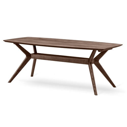 Hampton matbord 210x100 cm rökbetsad ek