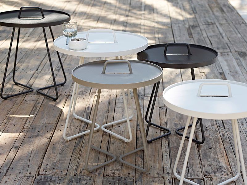 On-The-Move Sidobord 52 cm vitt