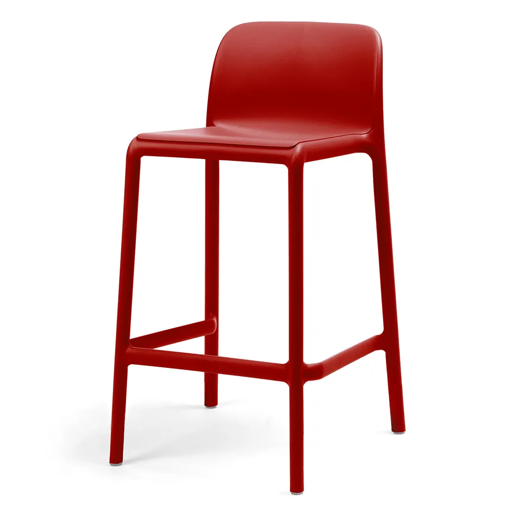nardi, faro barstol låg red
