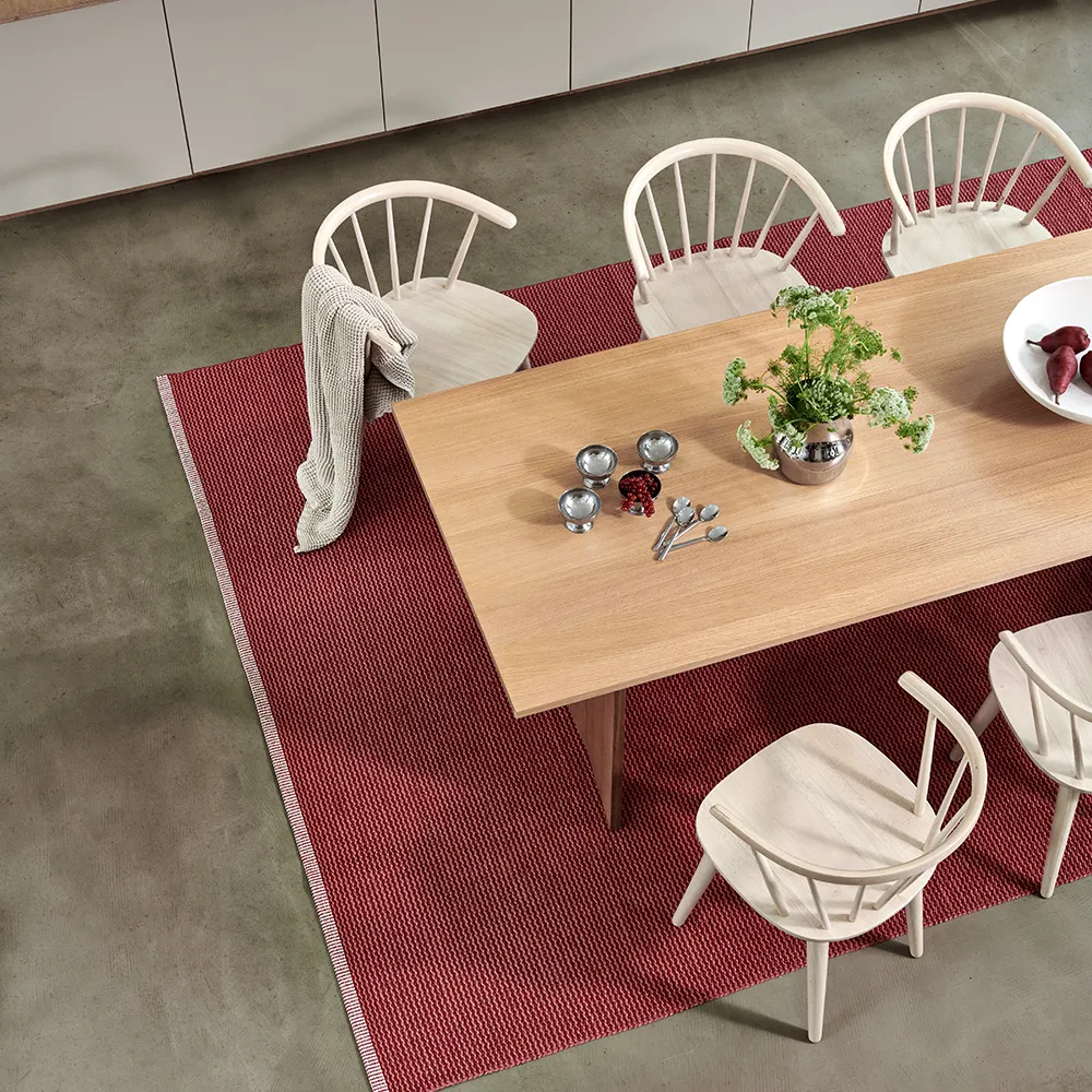 Mono matta 85x160 cm blush / dark red 