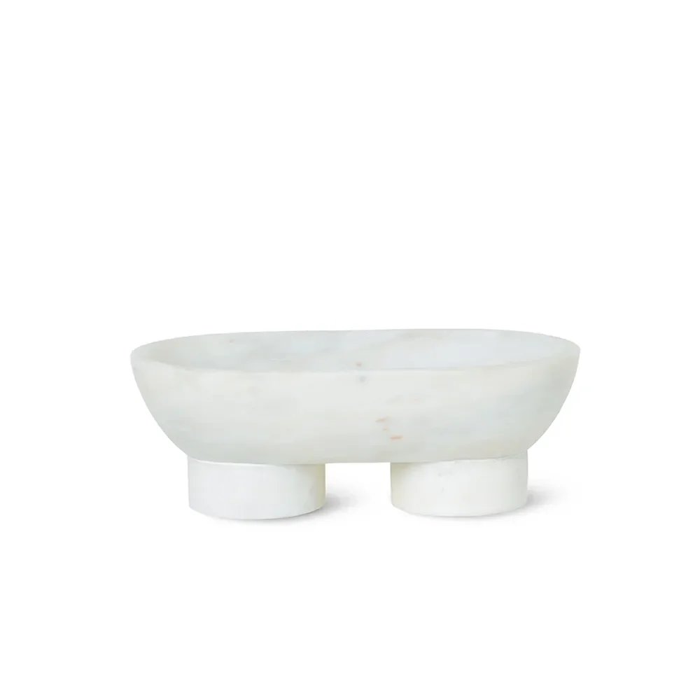 Ferm Living, Marmorskål Alza White