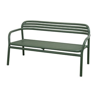 Bliss soffa, stapelbar Dark green, aluminium