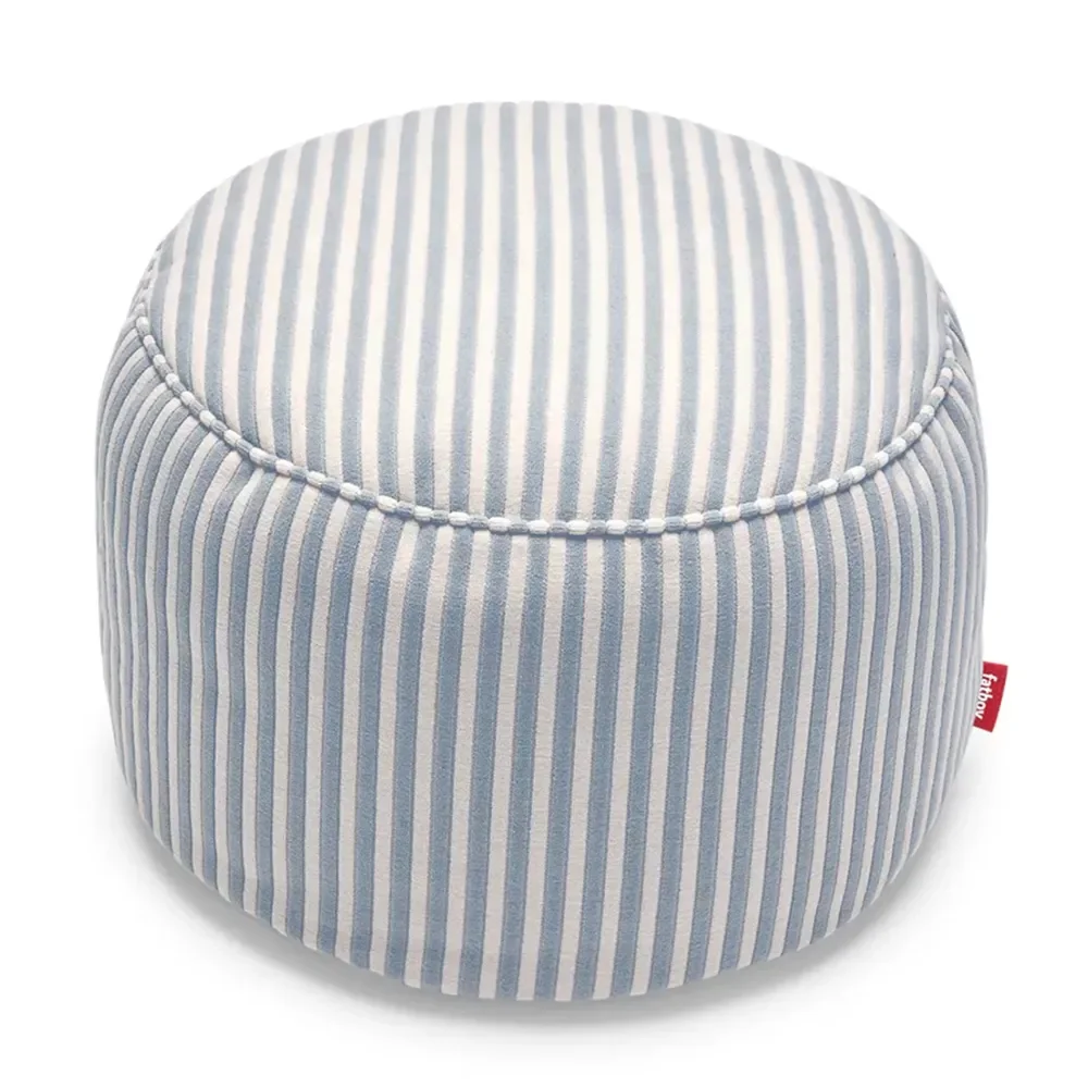 Point Terry pouf Blizzard Blue Creme
