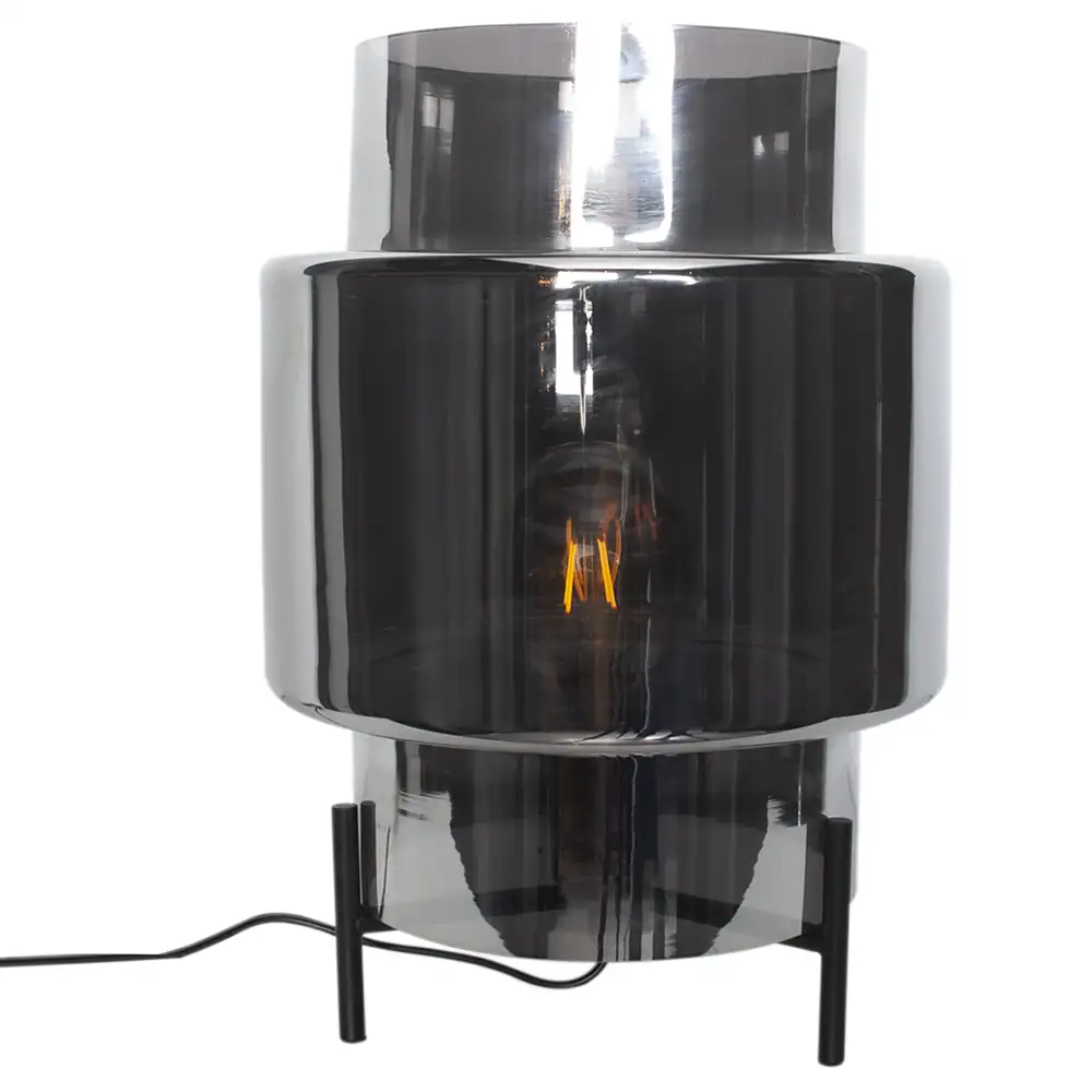 Ebbot Bordslampa H37cm Rökgrå