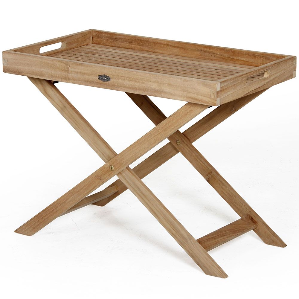 brafab, turin brickbord 40x70 cm låg teak