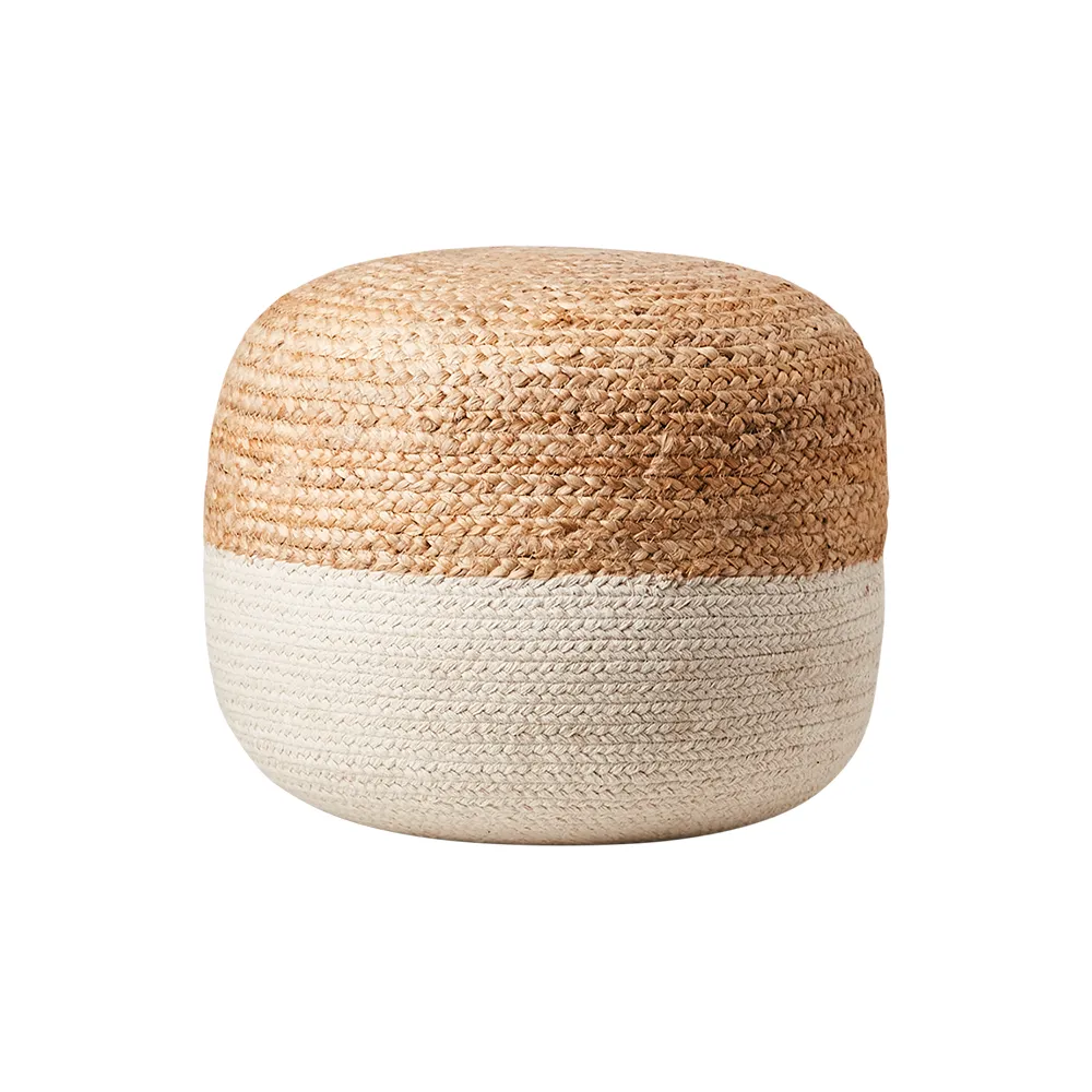 JUNI sittpuff elfenben/natur