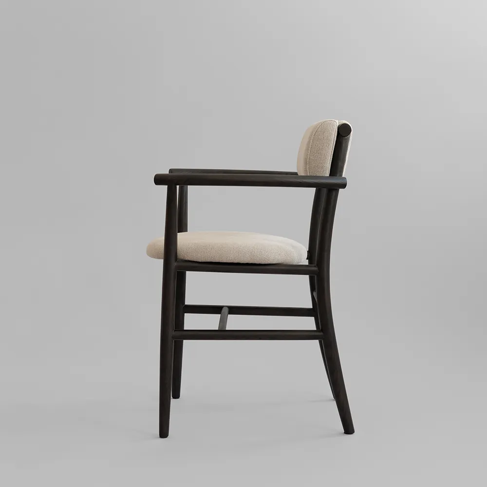 Nama Karmstol- Coffee Black, Linen