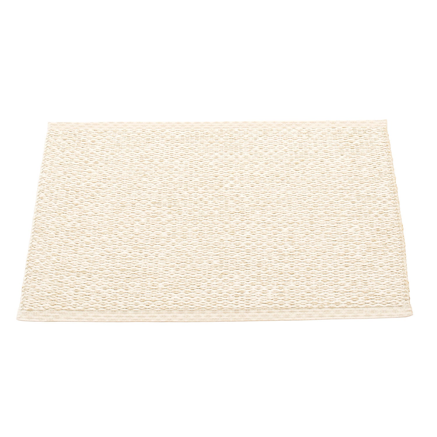 pappelina, svea matta 70x50 cm champagne metallic / vanilla