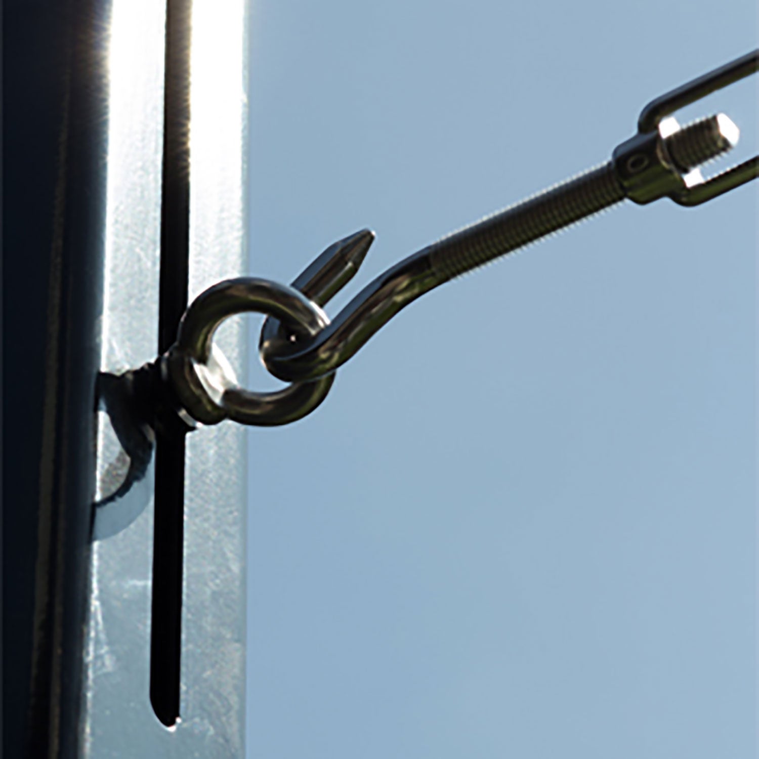 Påle med flex eye 0,07x0,07x250cm antracite 