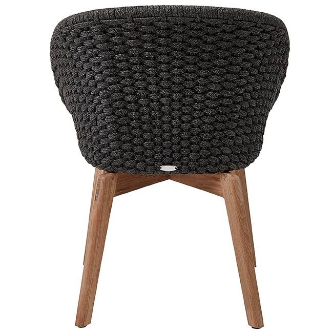 Peacock Karmstol Mörkgrå 