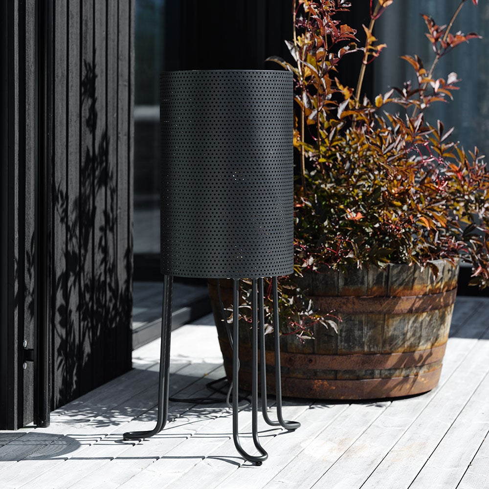 Vind lampskärm svart 