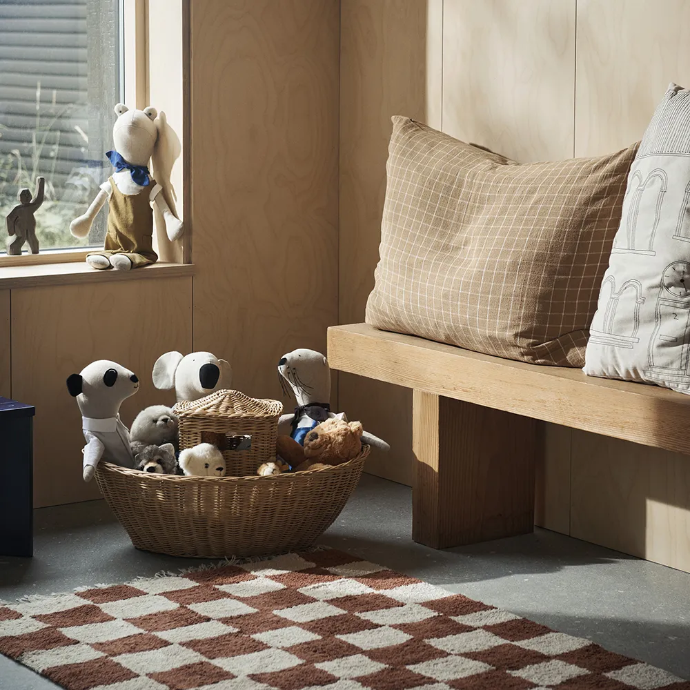 Tvättbar Matta Mara Rust