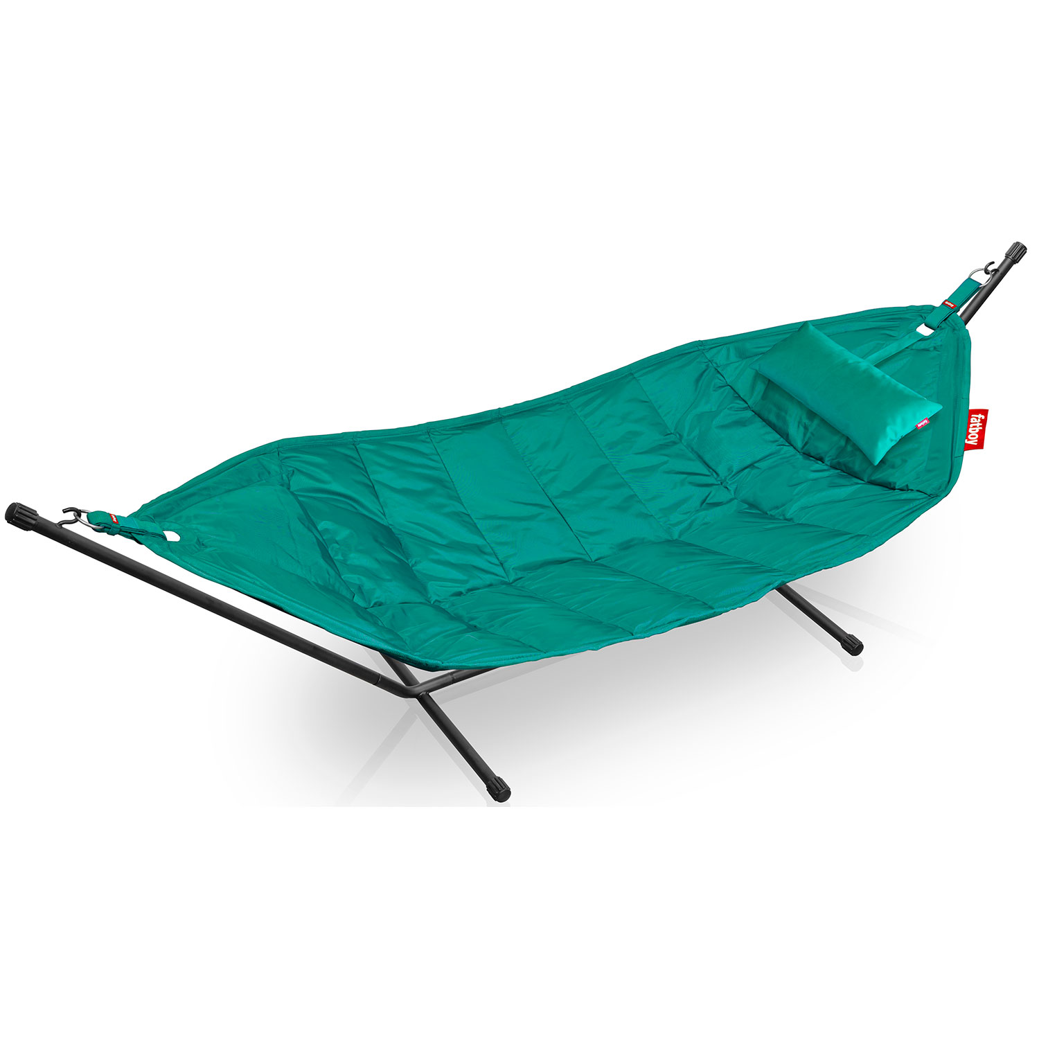 Headdemock hammock incl. rack & pillow turquoise