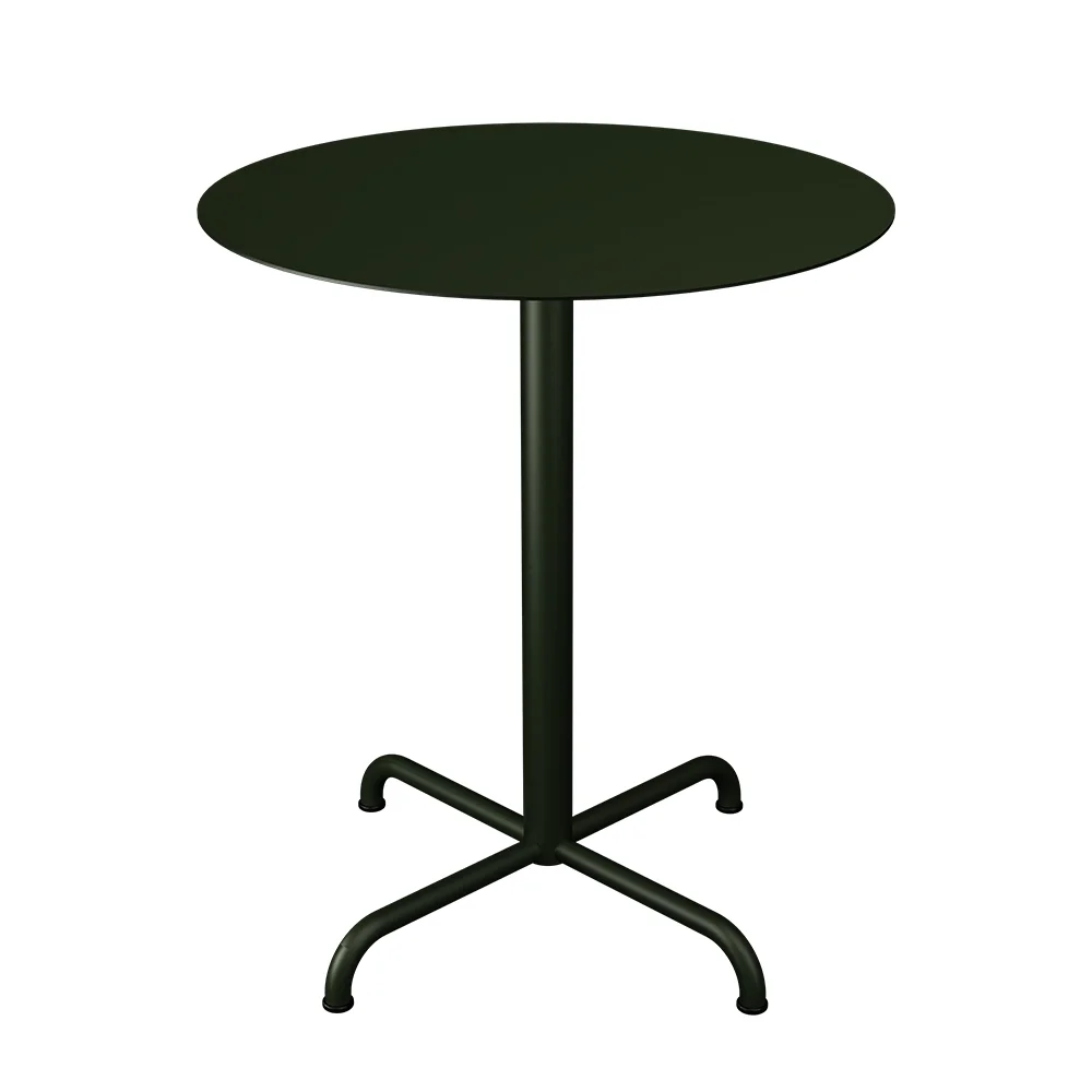 houe, pico cafébord ø64 cm, bas 4 ben olive green