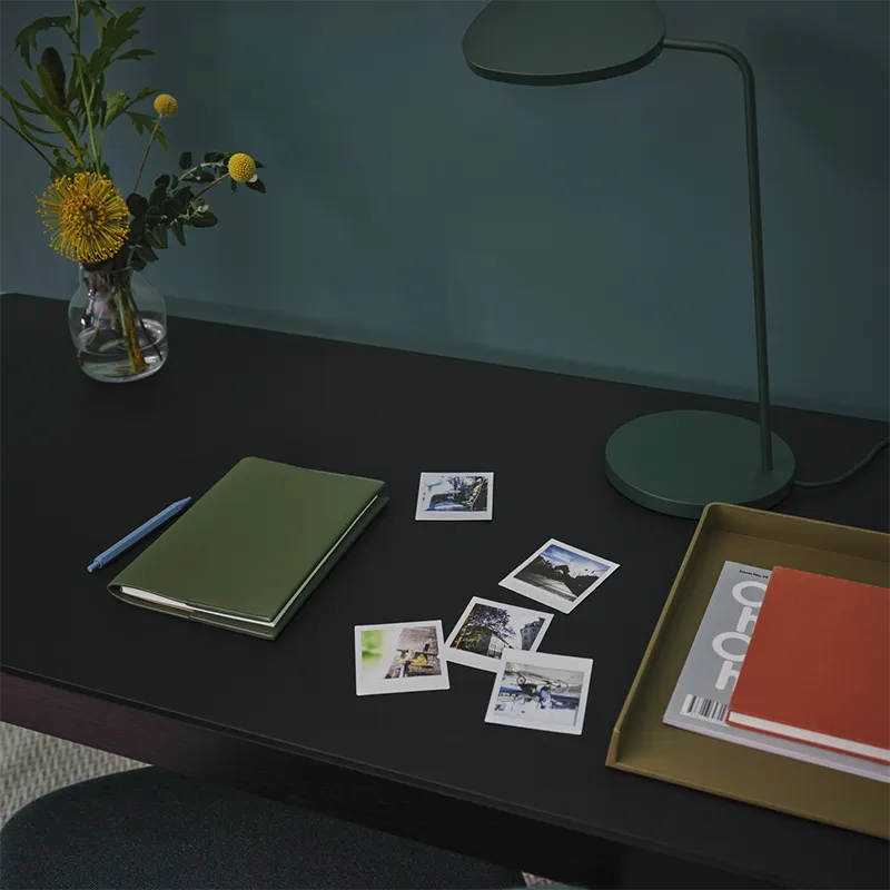 Workshop Table 65x130 cm - Black Linoleum Black