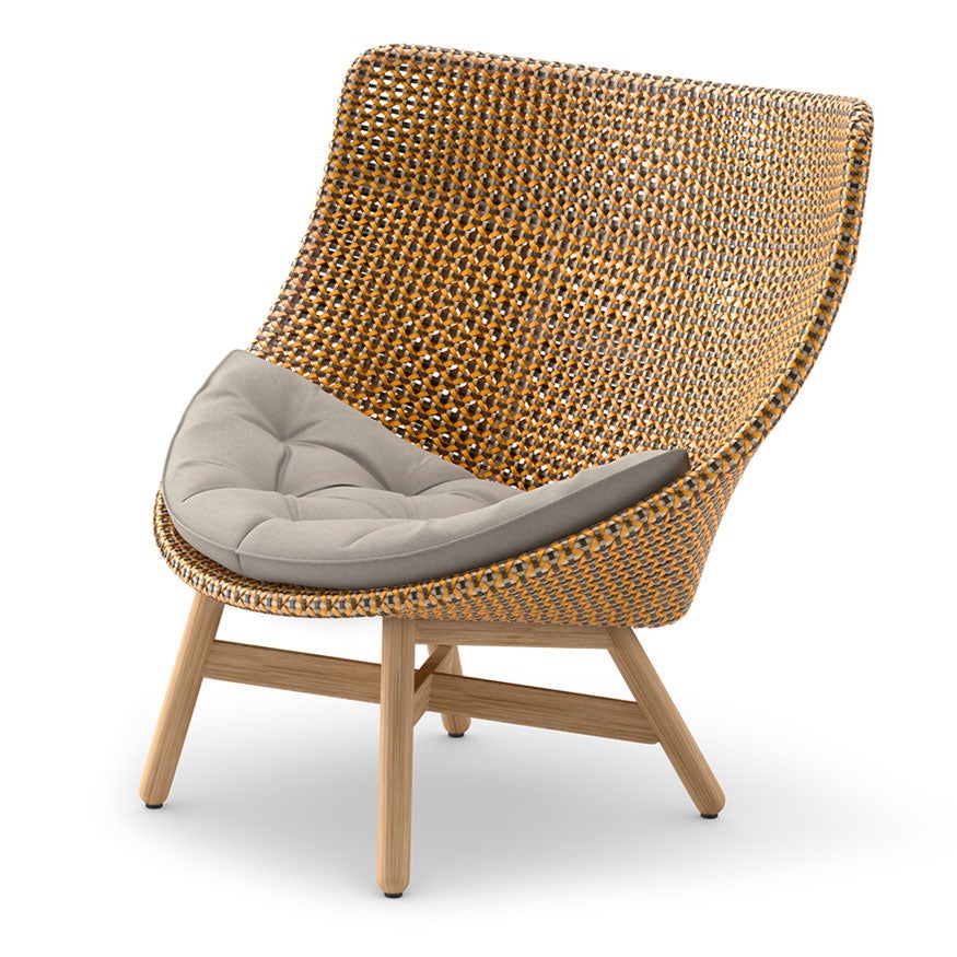 dedon, mbrace loungefåtölj hög seville