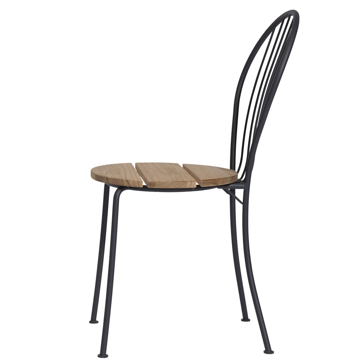 Akleja stol teak/grå Grythyttan