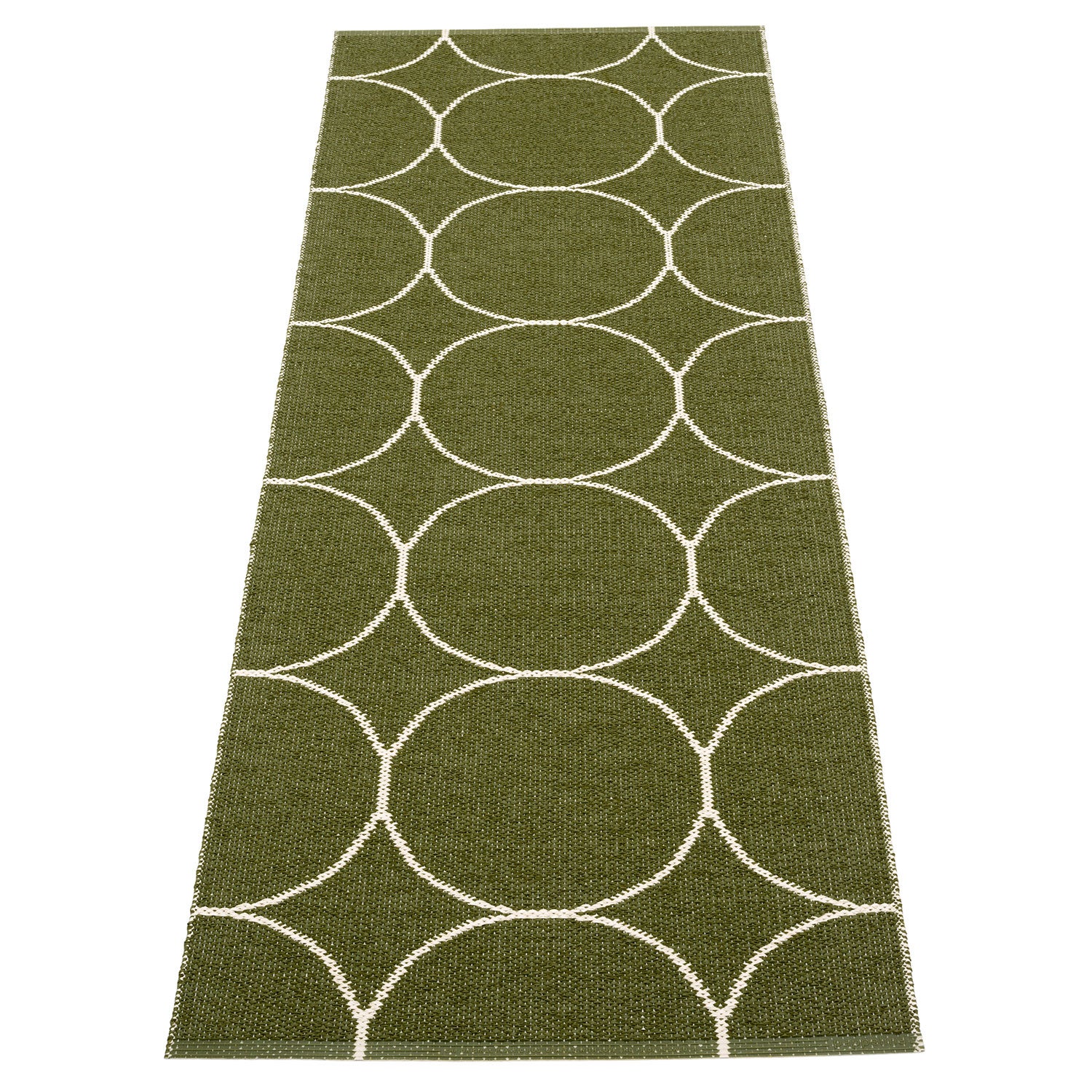 Boo matta 70x200 cm dark olive / vanilla 